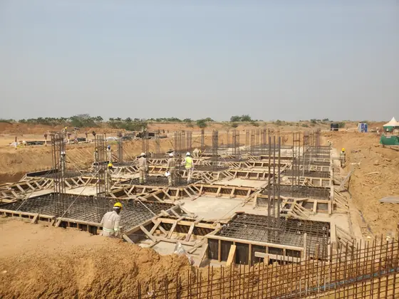 Foundation reinforcement works